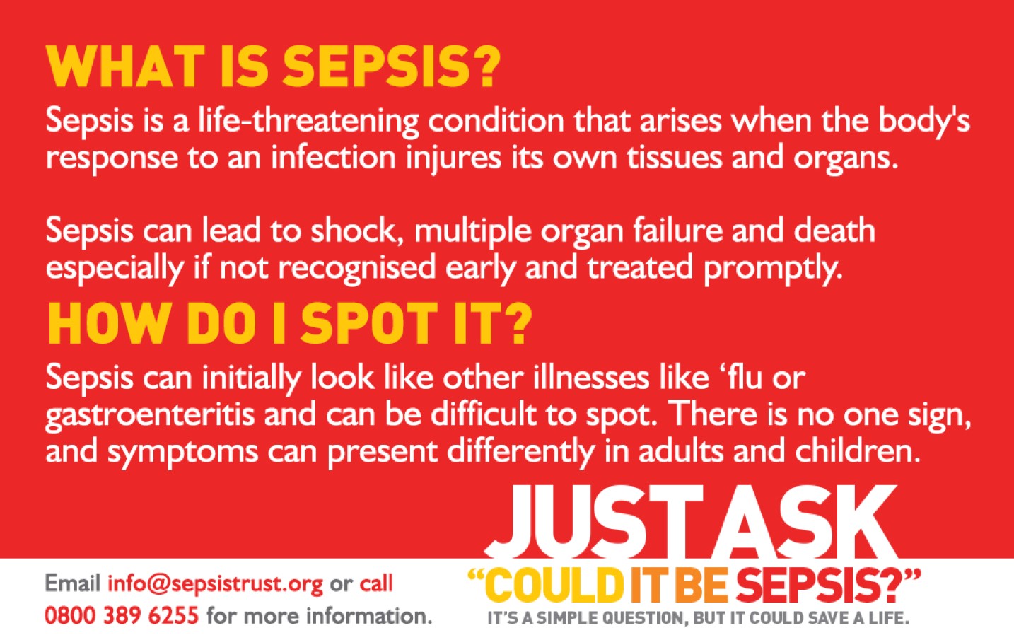 Be Sepsis Savvy